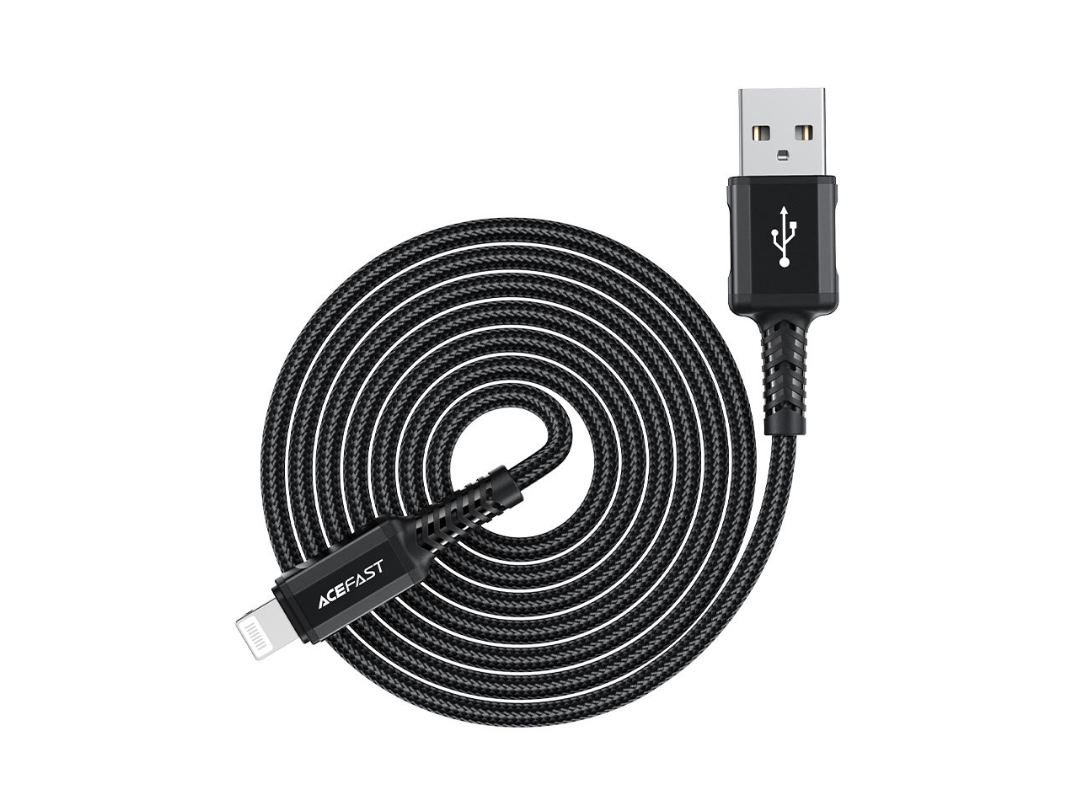 ACEFAST C1-01 USB-C to Lightning Charging Data Cable, 1.2m, 3A ACEFAST C1-01 USB-C to Lightning Charging Data Cable, 1.2m, 3A
